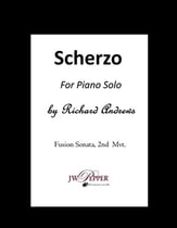 Scherzo piano sheet music cover